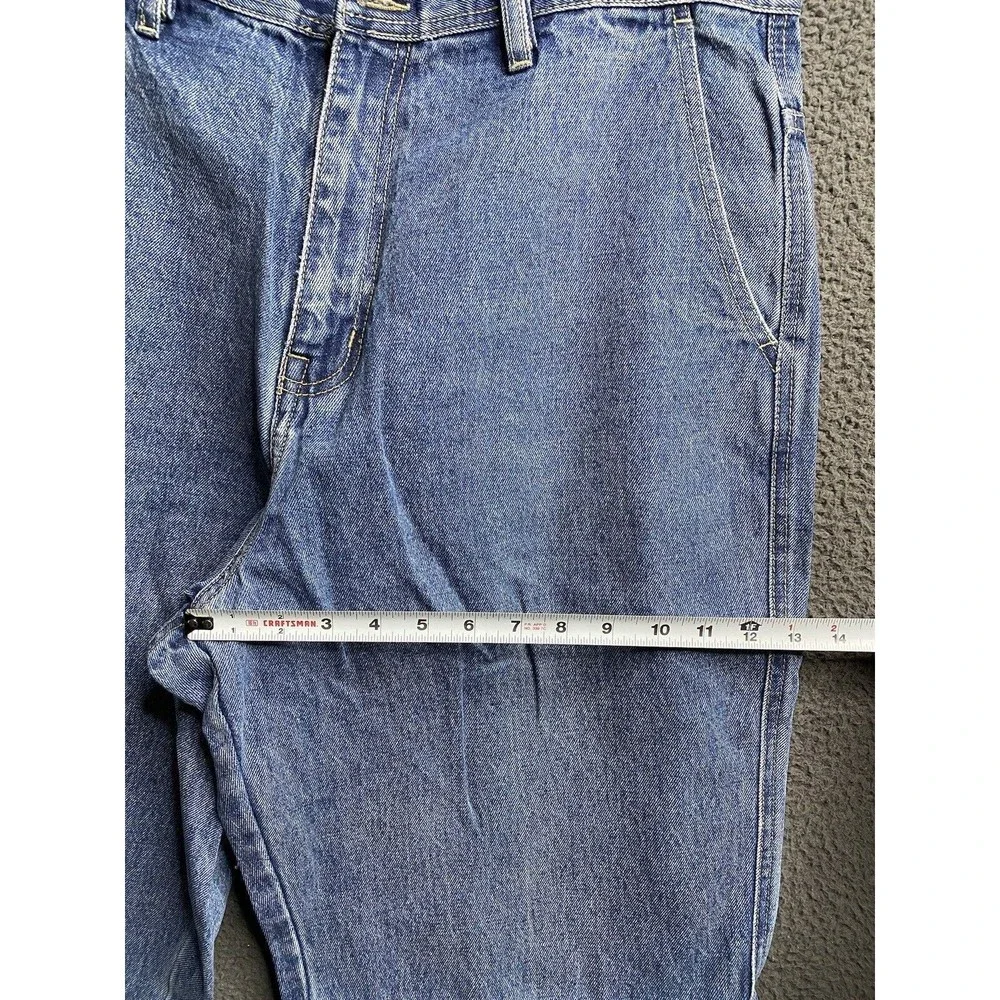 VINTAGE Ecko Unltd Jeans Men Light Wash Blue Baggy Wide Leg Skater Jeans 36x30.5
